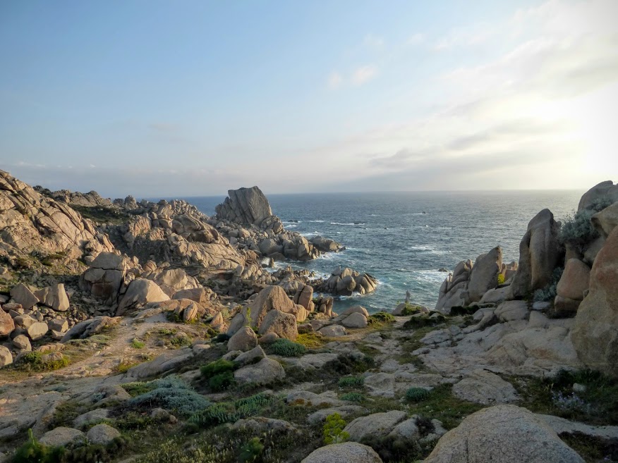 trochę skał, trochę wody - Capo Testa
