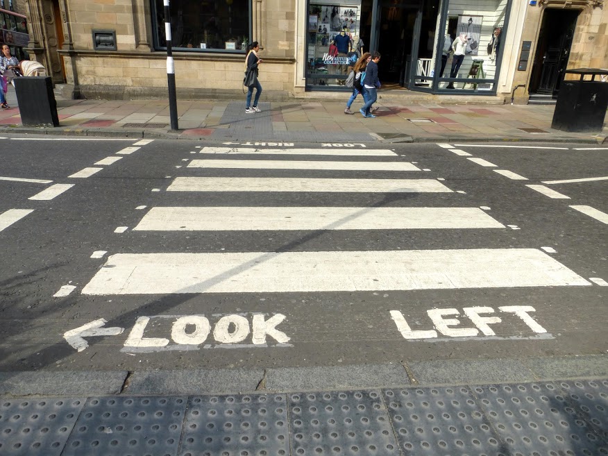 look left
