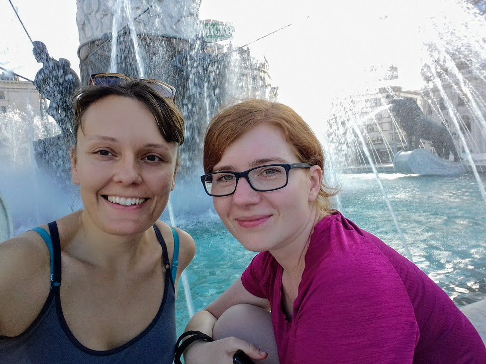 3. Selfie w fontannie